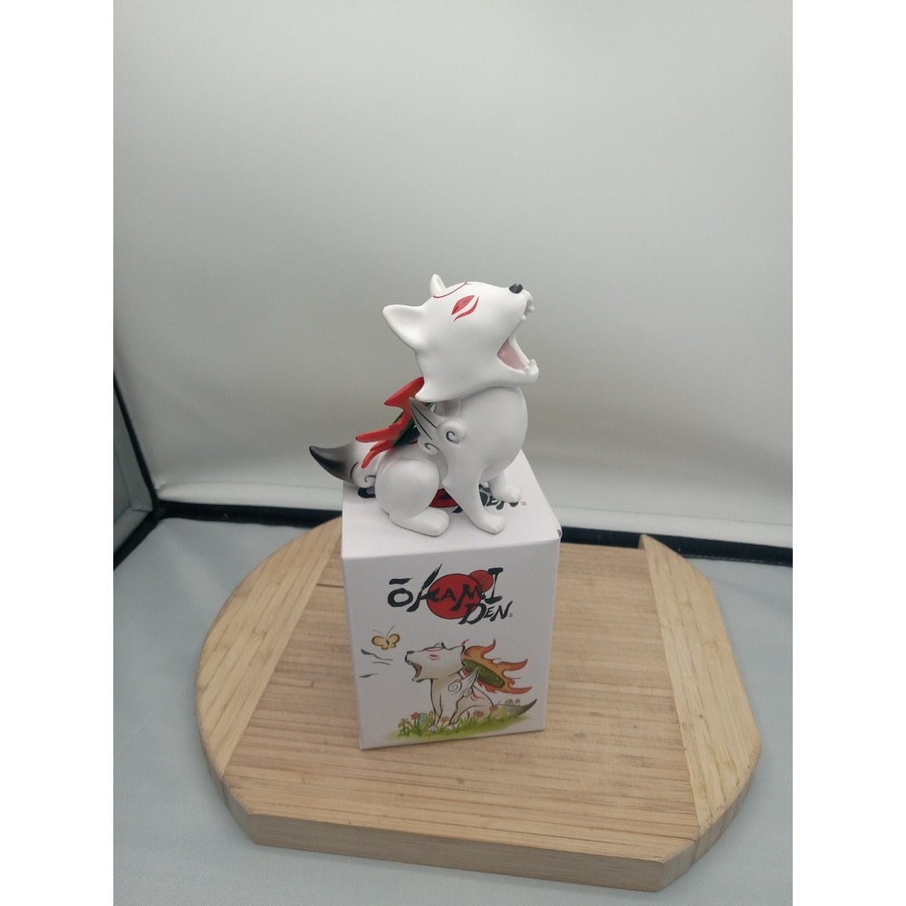 Okamiden Chibiterasu VERY RARE Wolf‎ Vinyl Figure Exclusive Okami Den